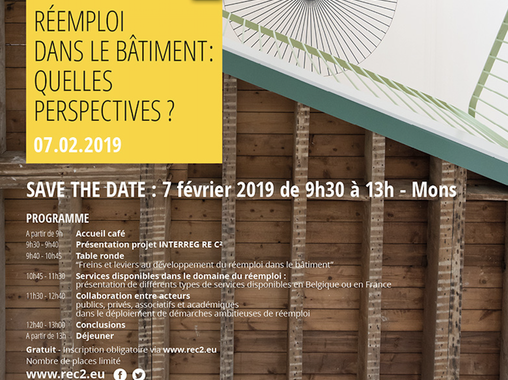 07/02/19 - Colloque Reemploi dans le Batiment MONS